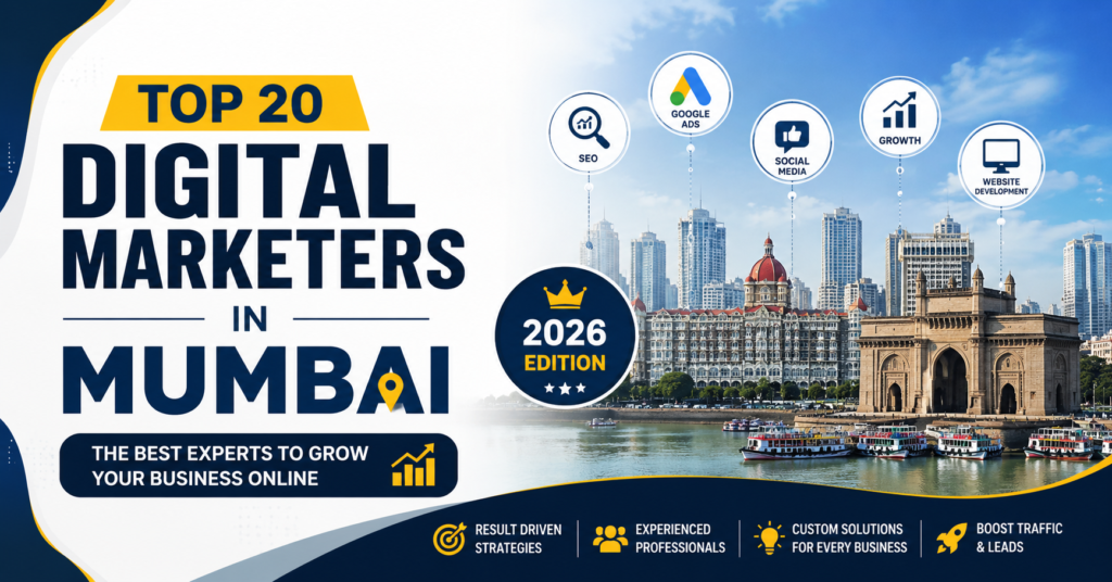 Top 20 Digital Marketer in Mumbai (2026)